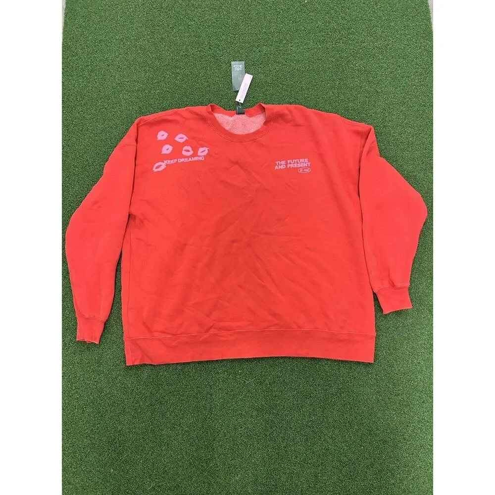 wild fable Red Graphic Crewneck Sweatshirt - Picture 1 of 6